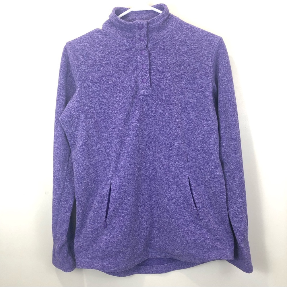 Duluth Trading Company Women’s Fleece Pullover Jacket Purple Size Small